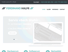 Tablet Screenshot of halmi.cz